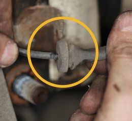 Removing the sensor cable